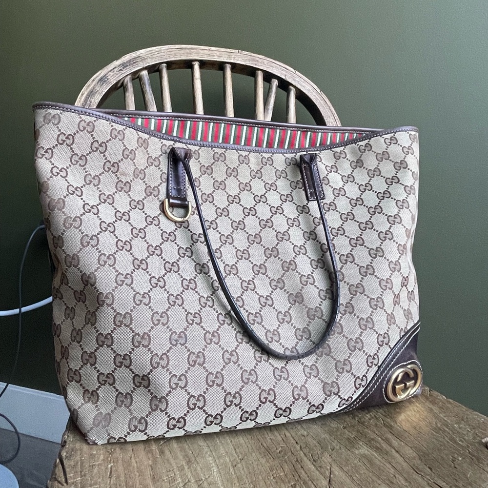 Authentic vintage Gucci tote